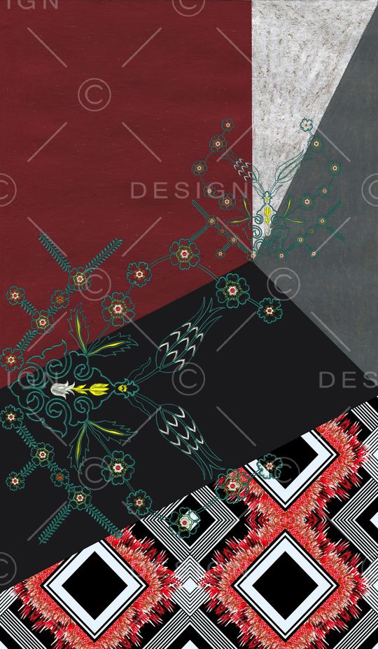 定位花印花华亿平台图片