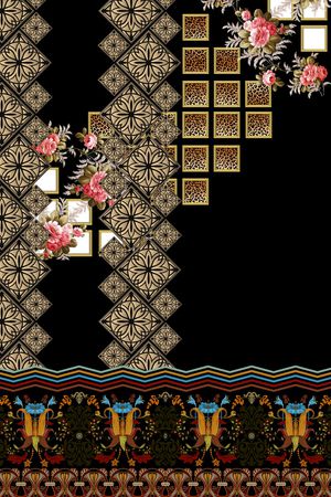 定位花印花华亿平台图片