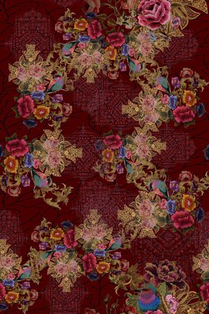 香云纱印花华亿平台图片