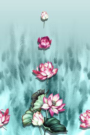 定位花印花华亿平台图片