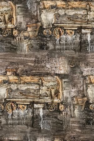 复古印花华亿平台图片