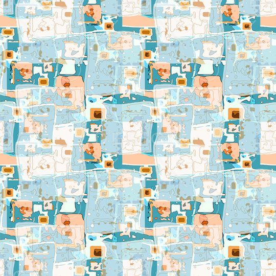 几何印花华亿平台图片