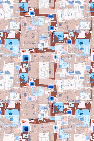 几何印花华亿平台图片