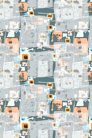 几何印花华亿平台图片