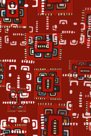 几何印花华亿平台图片