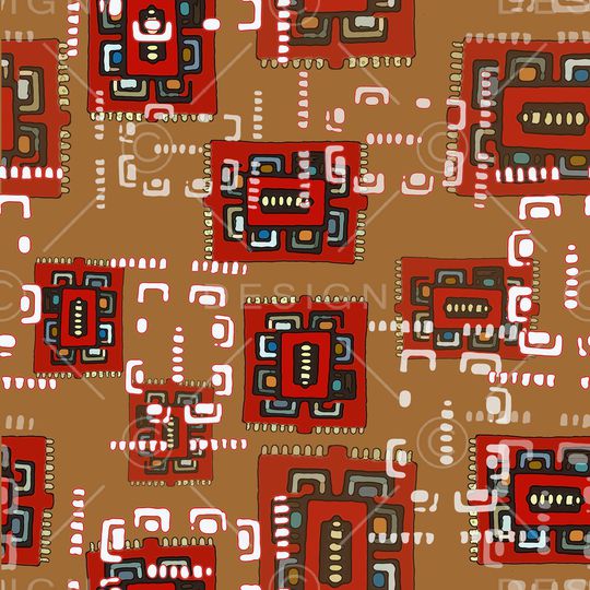 几何印花华亿平台图片