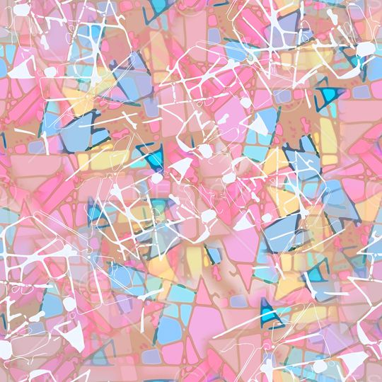 几何印花华亿平台图片