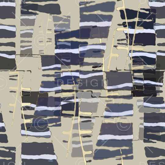 条纹混搭印花华亿平台图片