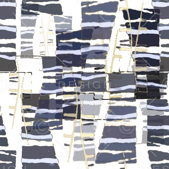 条纹混搭印花华亿平台图片