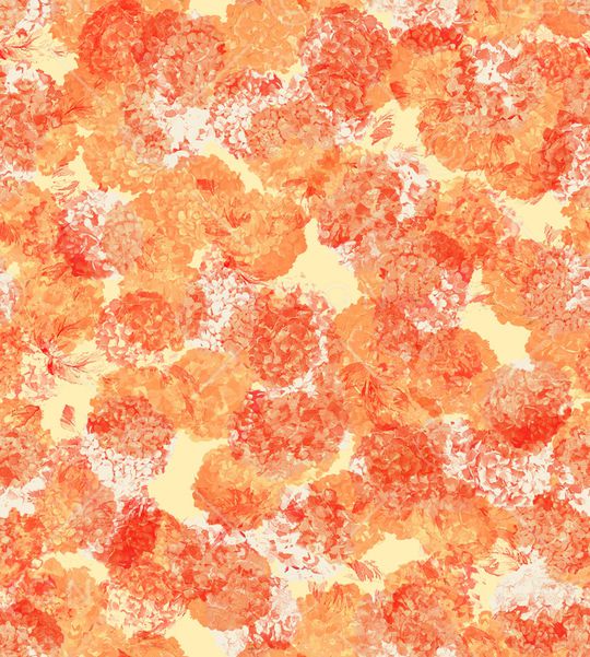 绣球花印花华亿平台图片