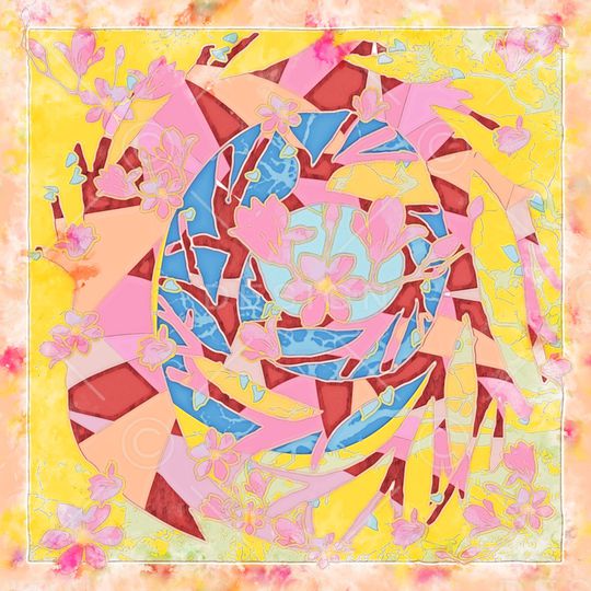 几何印花华亿平台图片