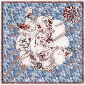 手绘印花华亿平台图片