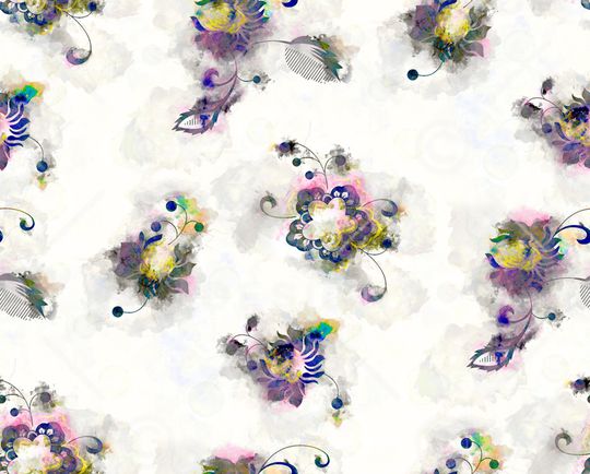 水彩印花华亿平台图片