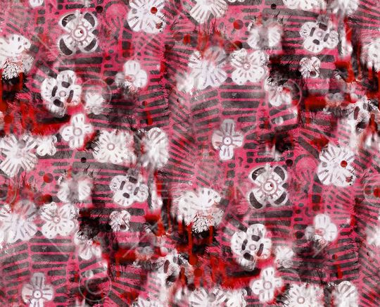 水彩印花华亿平台图片