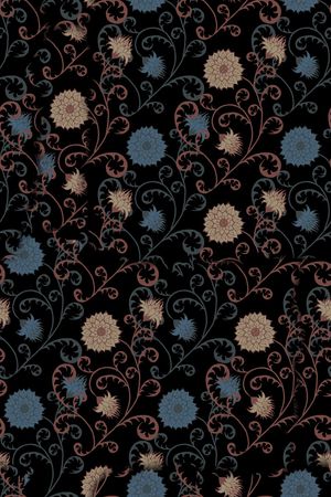 复古印花华亿平台图片