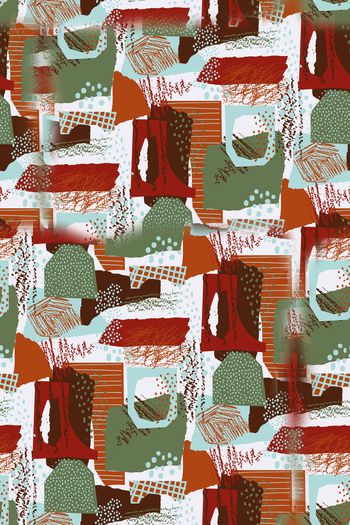 涂鸦印花华亿平台图片