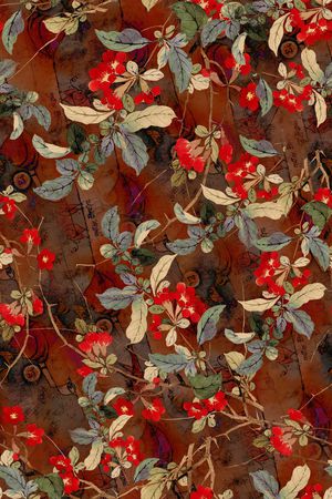 复古印花华亿平台图片