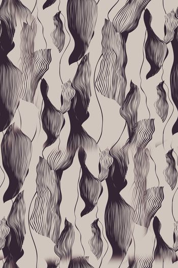 线条画印花华亿平台图片