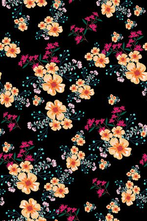 连衣裙印花华亿平台图片