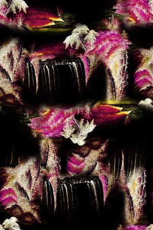 复古印花华亿平台图片