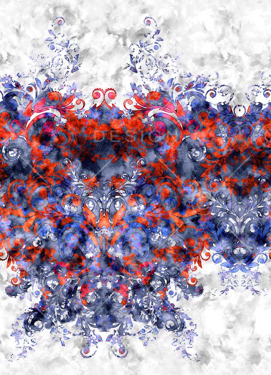 手绘印花华亿平台图片