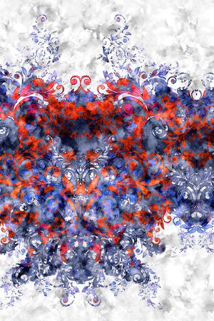 手绘印花华亿平台图片