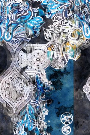 水彩印花华亿平台图片