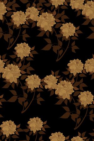 玫瑰花印花华亿平台图片