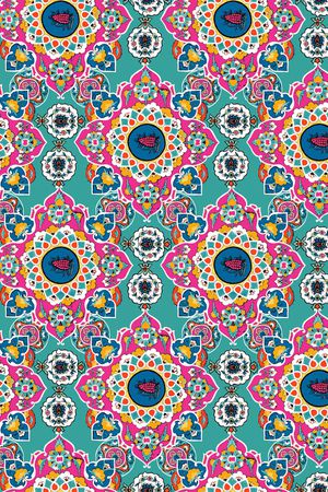 复古印花华亿平台图片