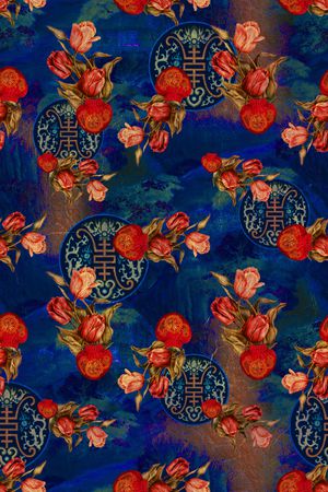 香云纱印花华亿平台图片