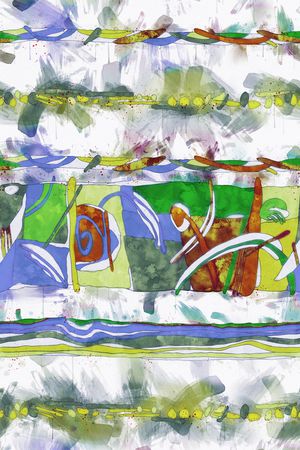 抽象印花华亿平台图片