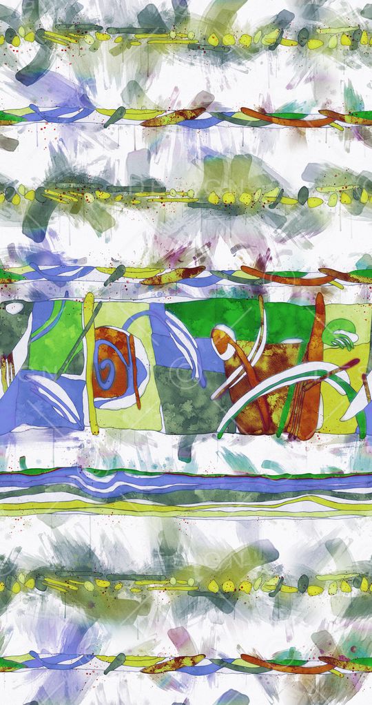 抽象印花华亿平台图片