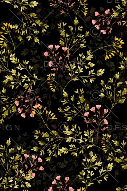 树枝印花华亿平台图片