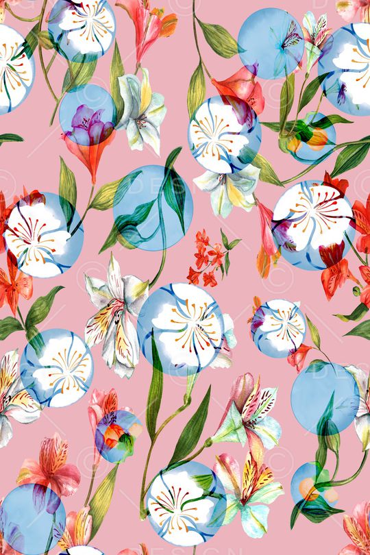 灰色花印花华亿平台图片