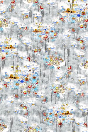 水彩印花华亿平台图片