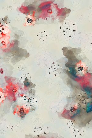 水彩印花华亿平台图片