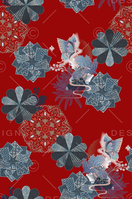 民族风印花华亿平台图片