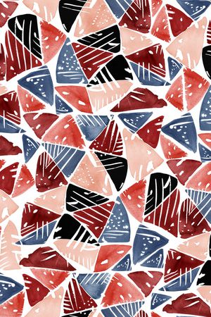 抽象花卉印花华亿平台图片