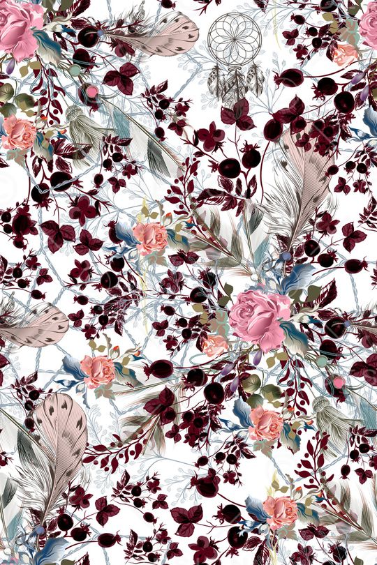 玫瑰花印花华亿平台图片