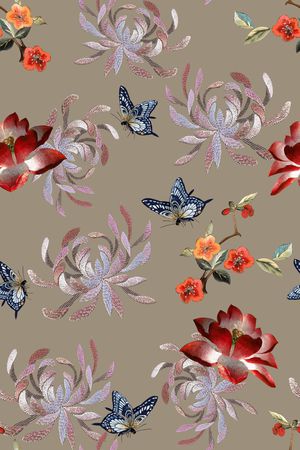 大牌风印花华亿平台图片