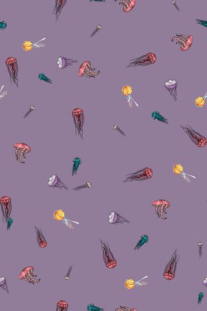 抽象花卉印花华亿平台图片