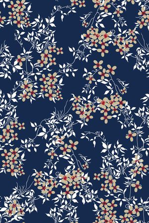 连衣裙印花华亿平台图片