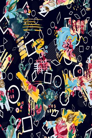 涂鸦印花华亿平台图片