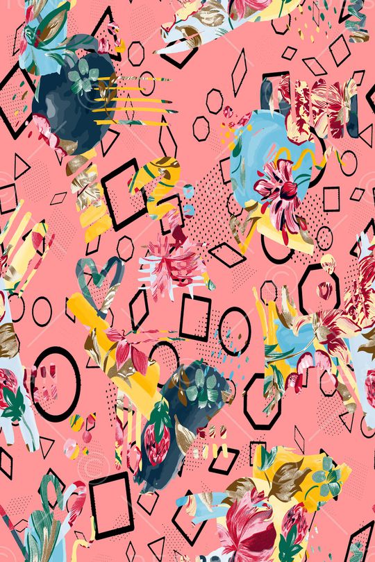 涂鸦印花华亿平台图片