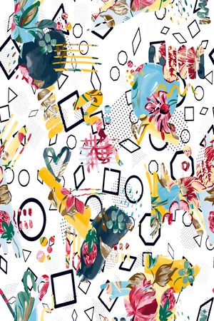 涂鸦印花华亿平台图片