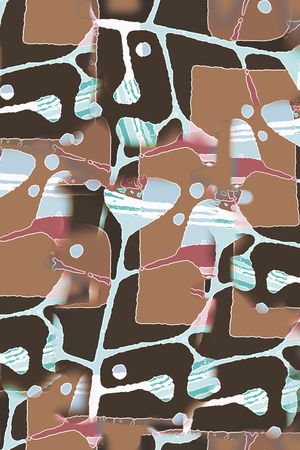 几何印花华亿平台图片