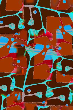 几何印花华亿平台图片