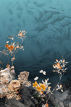 定位花印花华亿平台图片