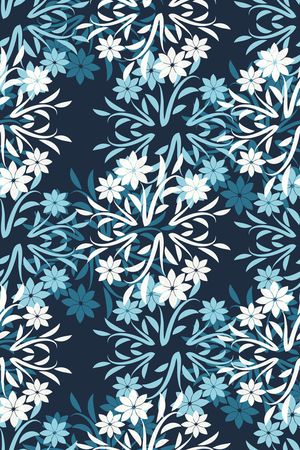 抽象花卉印花华亿平台图片