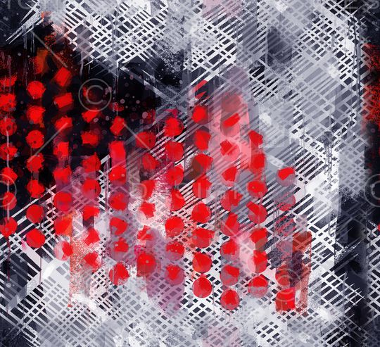 几何印花华亿平台图片